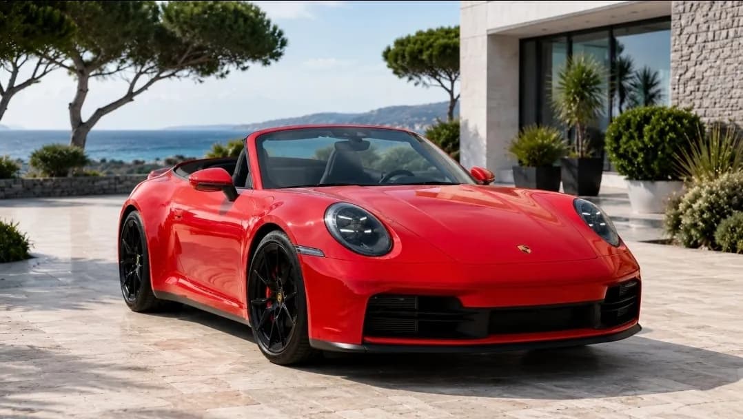 Porsche 911 Cabrio — otvoreni krov nad Pašmanskim kanalom